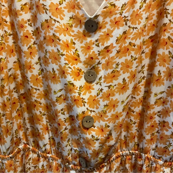 You + All Orange, White & Yellow Floral Dress Size AU20 $20 🧡 - Picture 9 of 16